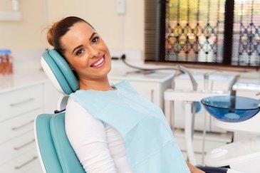 woman at dentist in chelsea heights