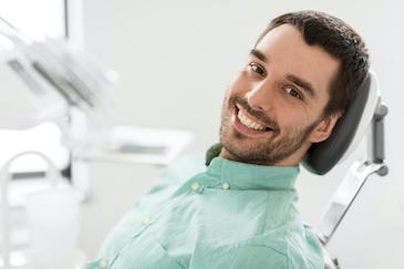man at chelsea heights dentist