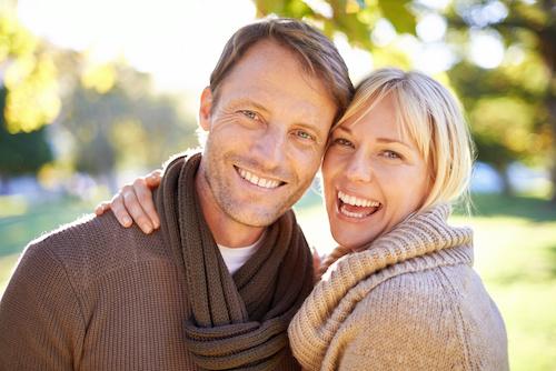 Couple outdoors | dental crowns chelsea heights