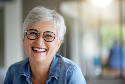woman with all-on-x implants
