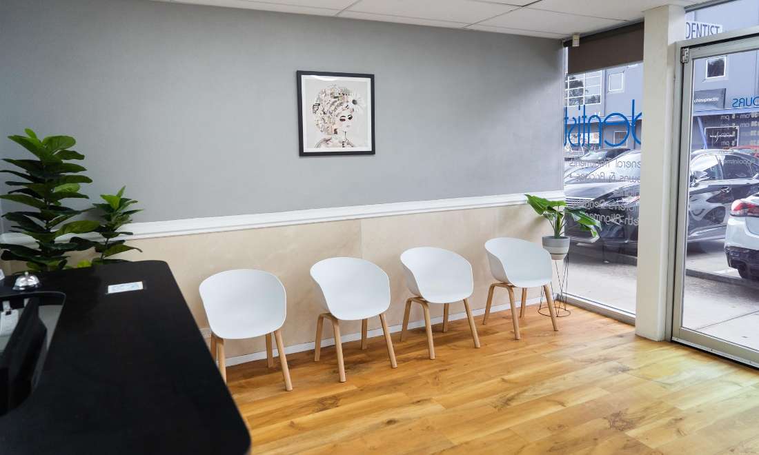 Waiting room at chelsea heights dentist