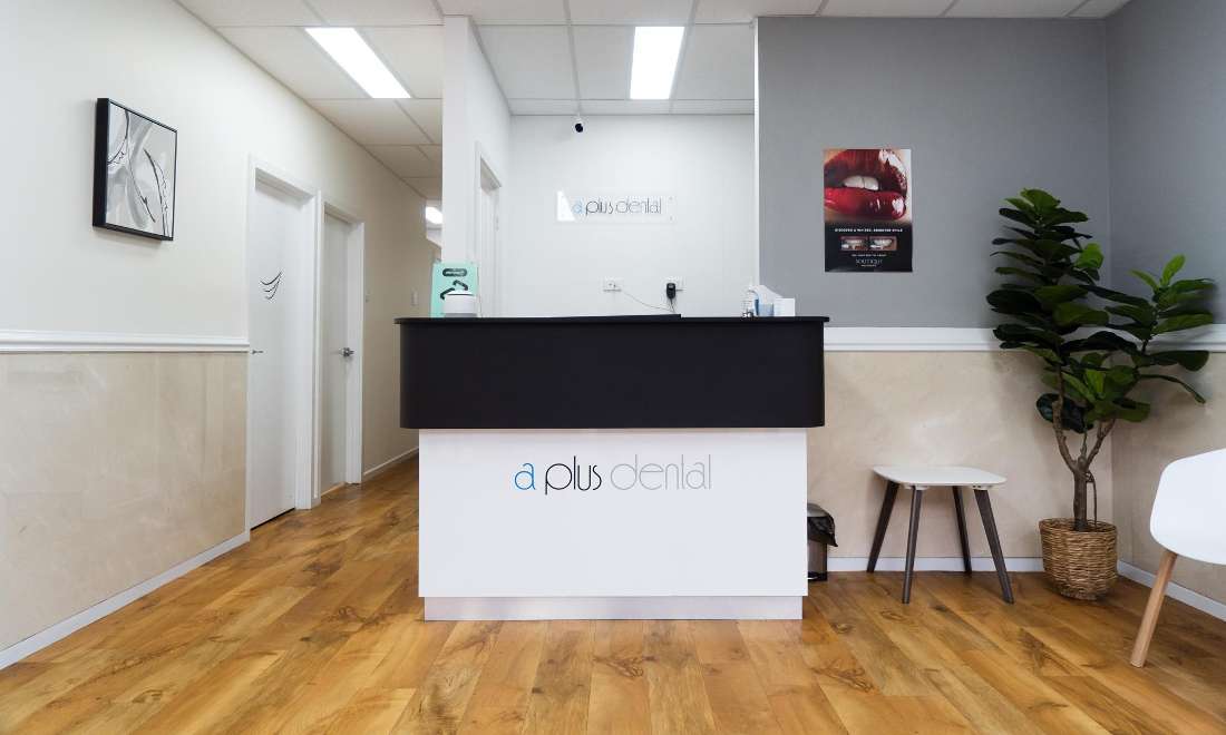 front desk at a plus dental in chelsea heights